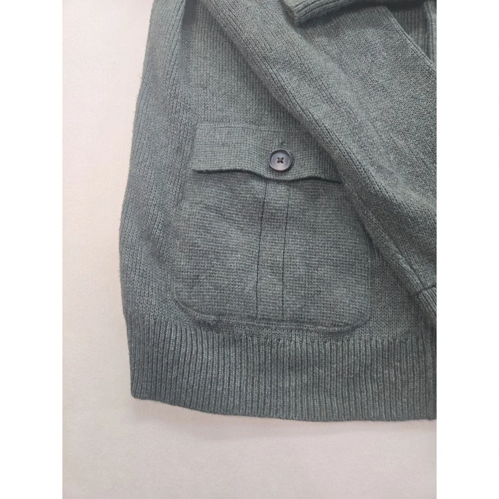 Banana Republic Men's Button-Up Cardigan Sweater – L  – Green